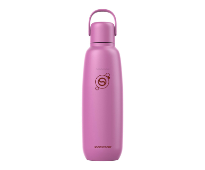 Bidon i butelka sportowa SodaStream Butelka termiczna Fizz&Go w kolorze różowym 0,9l
